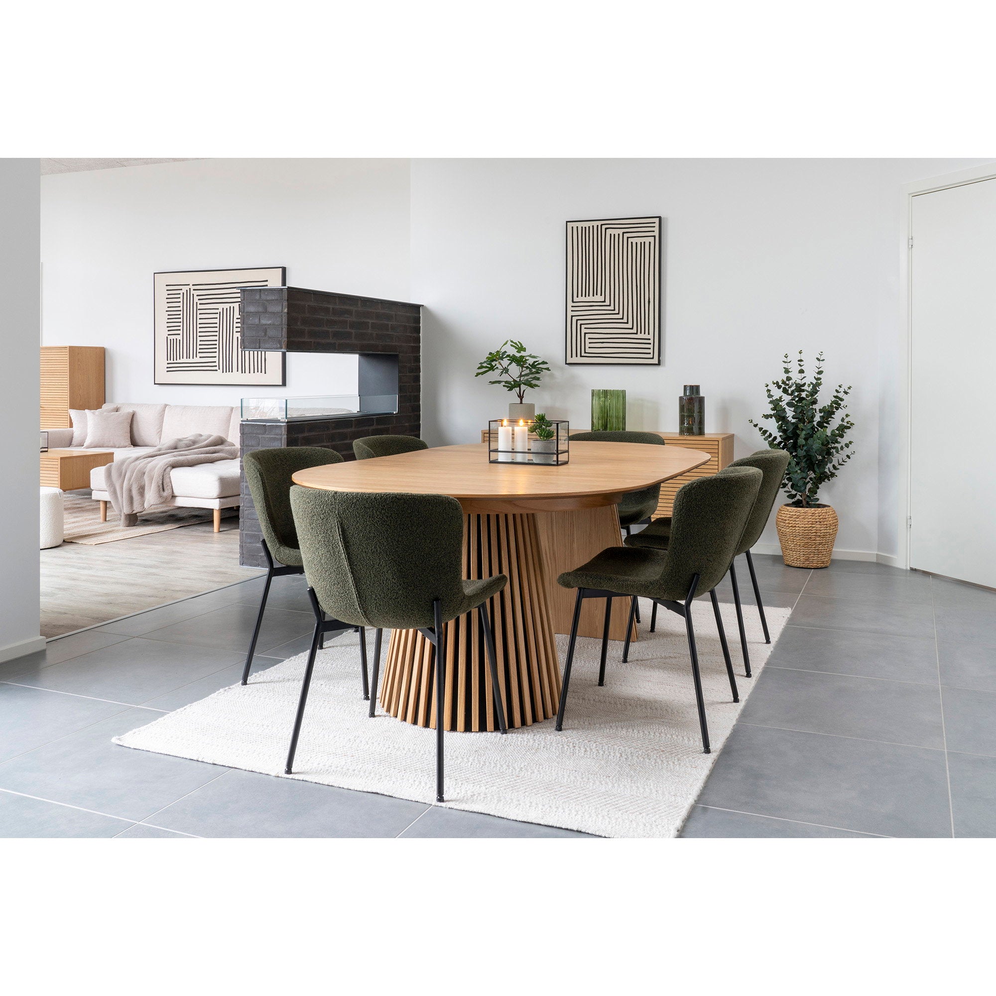 Sora Eucalyptus Kunstboom – Groen (120 cm)