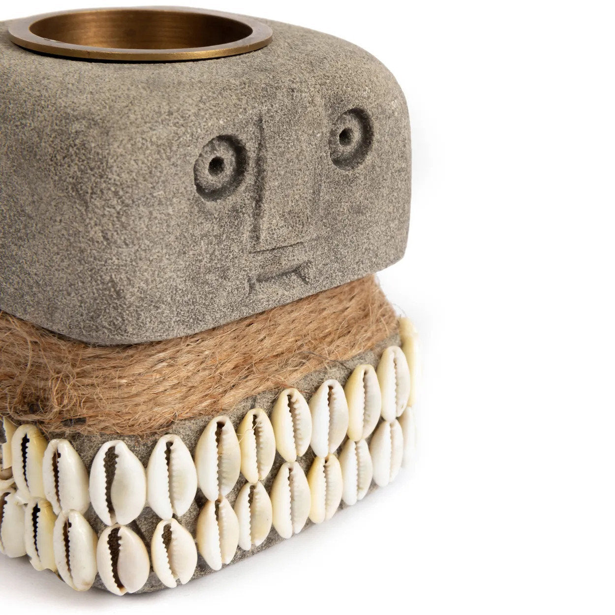 Lina Kandelaar – Sumba Stone #31 Grijs