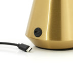 Kuro Tafellamp – Disco Muffin Messing LED