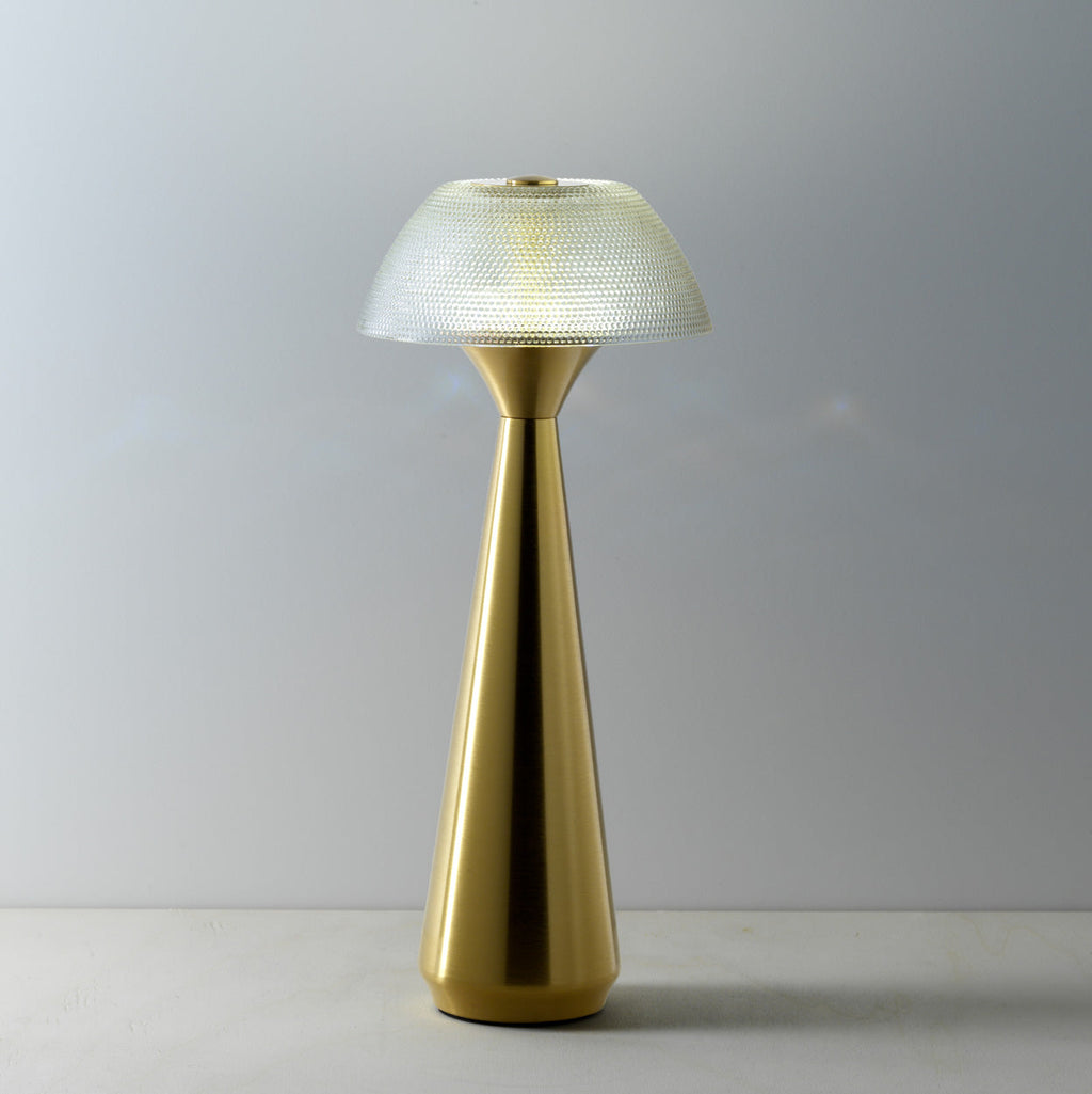 Sora Tafellamp – Mushlampio Messing LED