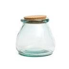 Sora Glazen Pot – Blauw (L)