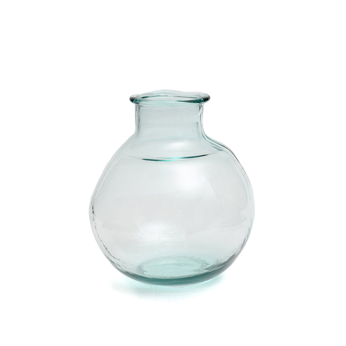 Lina Vaas – Blauw Glas Rond