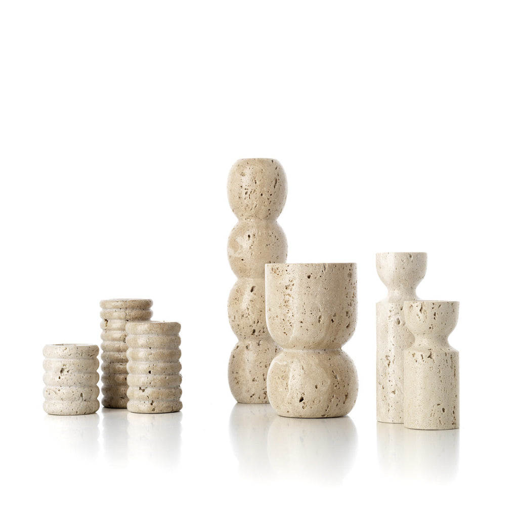Lina Kandelaar – Travertin Vessel (S)