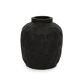Kuro Trendy Vaas – Beton Zwart (M)