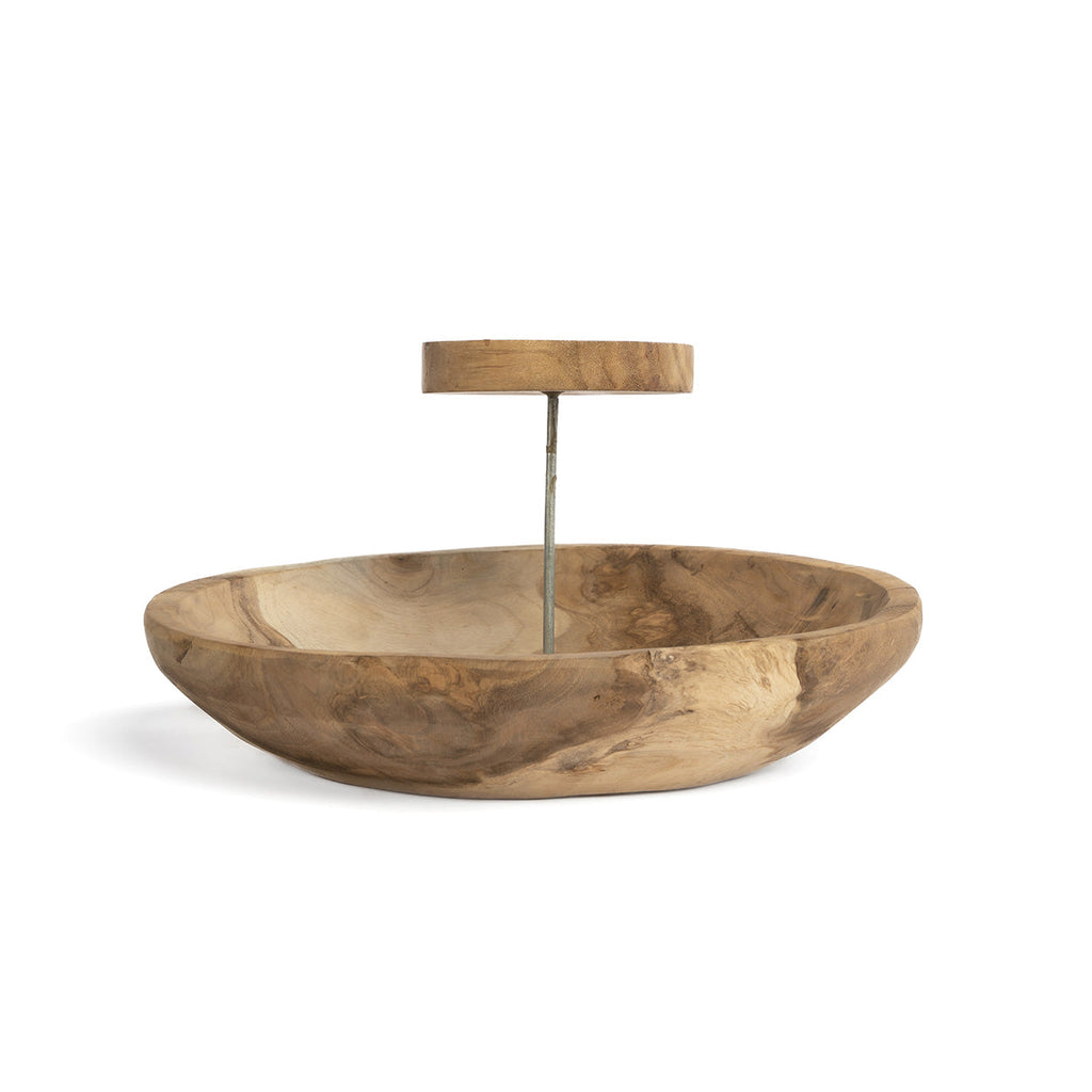 Lina Kandelaar – Dish Teakhout Naturel