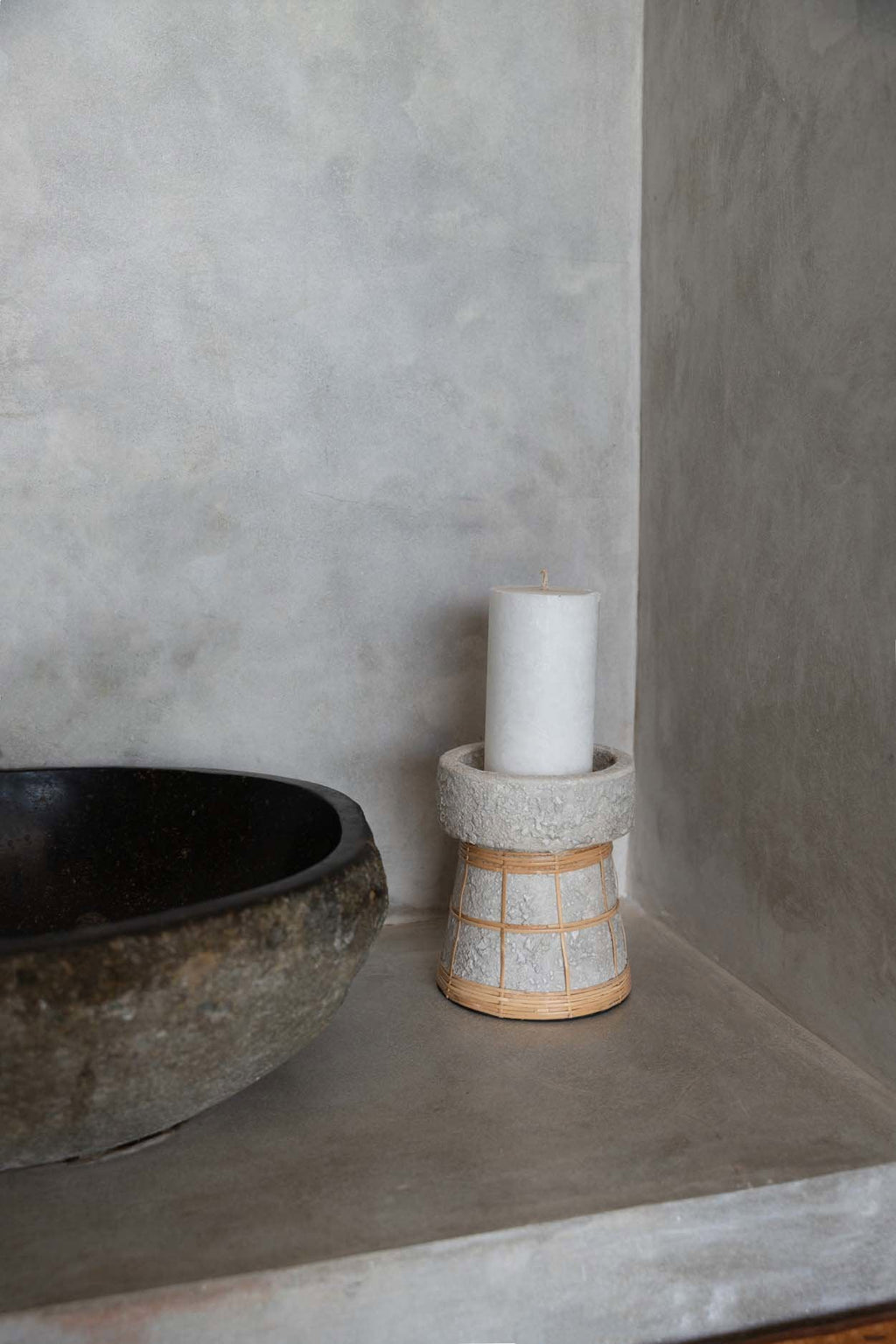 Sora Kandelaar – Serene Beton Naturel (L)