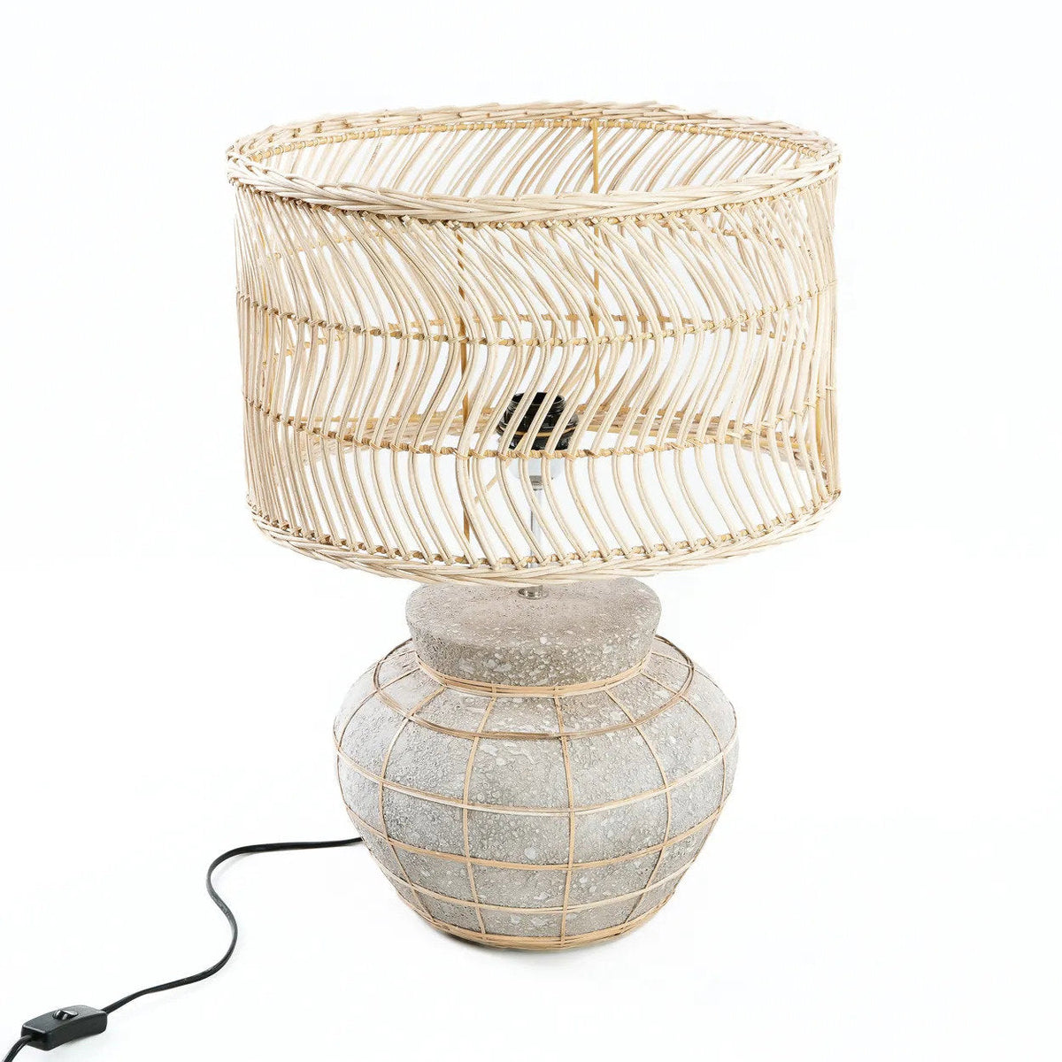 Lina Tafellamp – Kythira Beton & Rotan