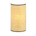 Sora Wandlamp – Rotan Zwart/Naturel